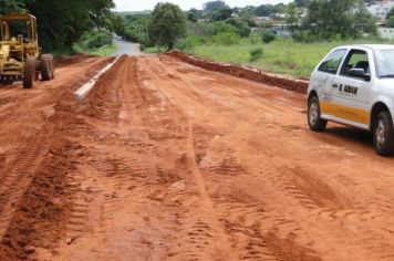 Foto - Primeira visita a obras em andamento.