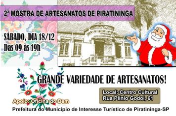 2ª MOSTRA DE ARTESANATOS