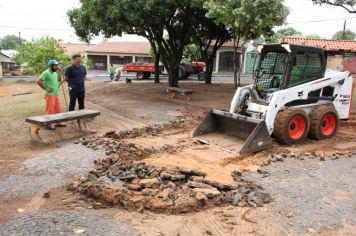 INICIO DAS OBRAS DE REVITALIZAÇÃO DA PRAÇA DA SERRA.