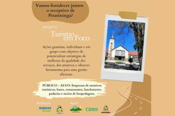 É AMANHÃ, QUINTA-FEIRA! ENCONTRO DE EMPREENDEDORES EM TURISMO