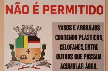 VISTORIA NO CEMITÉRIO MUNICIPAL DE PIRATININGA POSTERIOR AO DIA DAS MÃES