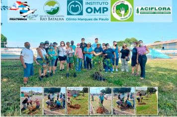 PLANTIO EM COMEMORAÇÃO AO DIA INTERNACIONAL DA MULHER