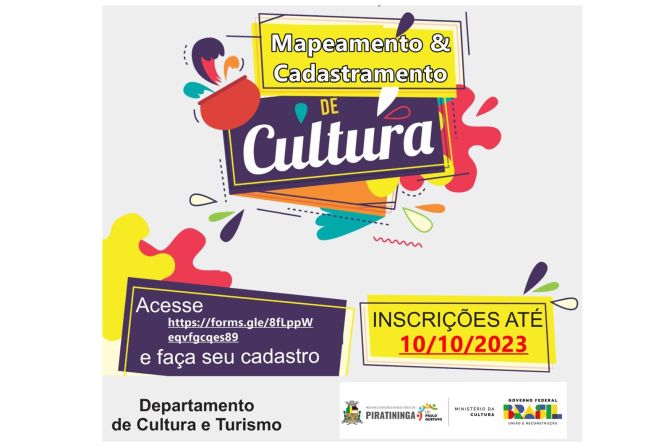 MAPEAMENTO & CADASTRAMENTO DE CULTURA