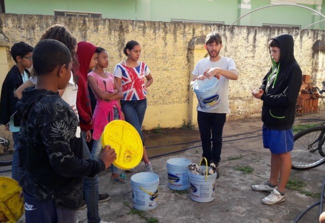 Alunos da Legião Mirim de Piratininga realizam Piloto de Compostagem