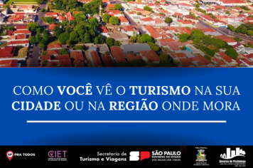 Participe da Pesquisa Online de Percepção do Turismo